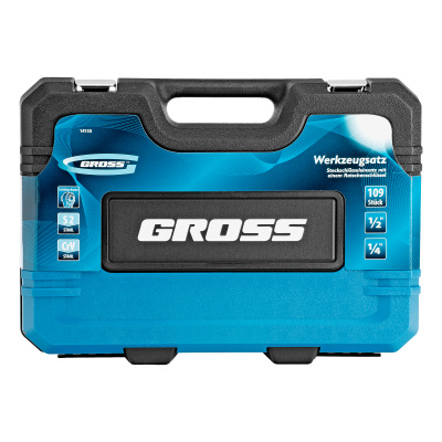 Набор инструментов, 1/4", 1/2", CrV, 120 зубьев, 109 предметов Gross по ценам производителя в Краснодаре с доставкой по всей России
