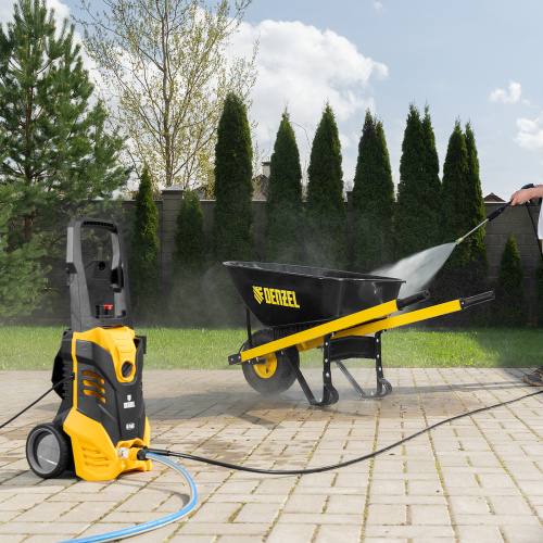 Моечная машина высокого давления R-165, 2200 Вт, 165 бар, 7 л/мин, колесная Denzel по ценам производителя в Краснодаре с доставкой по всей России