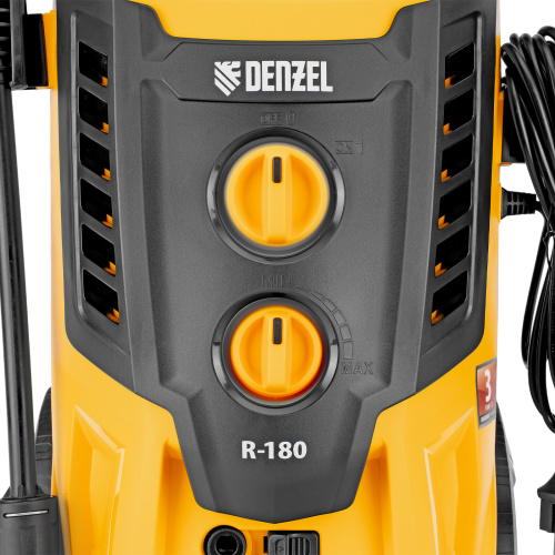 Моечная машина высокого давления R-180, 2200 Вт, 180 бар, 380 л/ч, колесная Denzel по ценам производителя в Краснодаре с доставкой по всей России