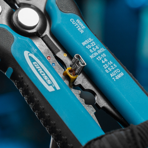 Щипцы для зачистки электропроводов, 0.05-8 кв.мм Gross по ценам производителя в Краснодаре с доставкой по всей России