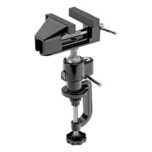 Тиски настольные, многофункциональные, сменная насадка, хомут для дрели, шарнирный механизм, 70 мм Matrix по ценам производителя в Краснодаре с доставкой по всей России