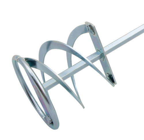 Миксер для красок и штукатурных смесей, 80 х 400 мм, оцинкованный, шестигранный хвостовик 8 мм Denzel по ценам производителя в Краснодаре с доставкой по всей России