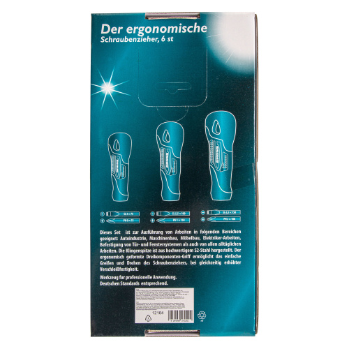 Набор отверток 6 шт, S2, трехкомпонентная рукоятка Gross по ценам производителя в Краснодаре с доставкой по всей России