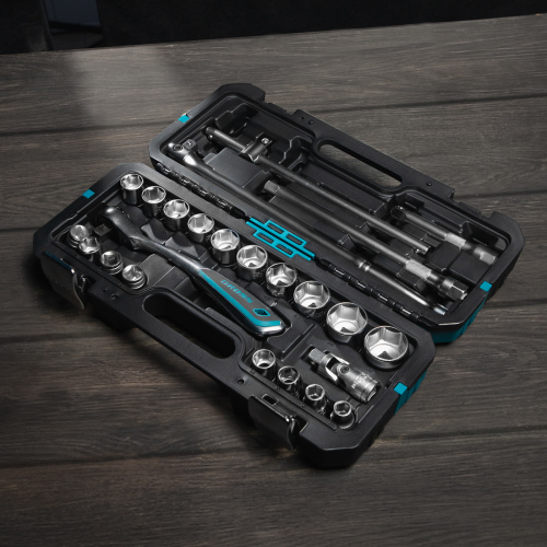 Набор инструментов, 1/2", CrV, 120 зубьев, 24 предмета Gross по ценам производителя в Краснодаре с доставкой по всей России