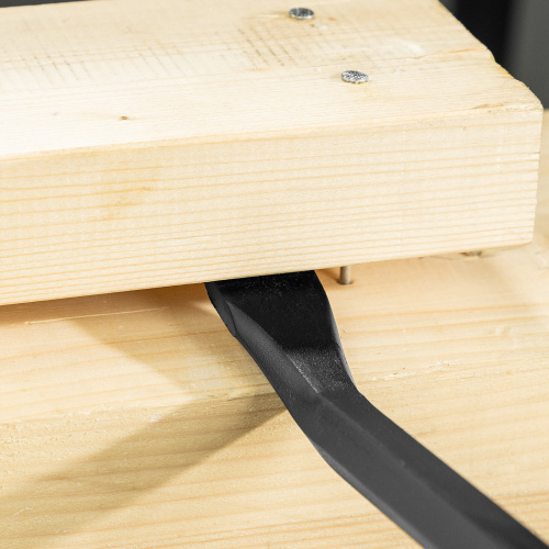 Лом-гвоздодер, 450 мм, шестигранный 16 мм, окрашенный, сталь 65 Denzel по ценам производителя в Краснодаре с доставкой по всей России