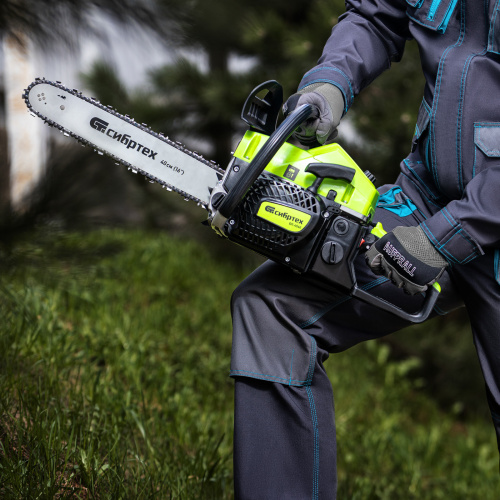 Пила цепная бензиновая БП-4540, 45 см3, шина 40 см, шаг 0.325, паз 1,5 мм, 64 звена Сибртех по ценам производителя в Краснодаре с доставкой по всей России