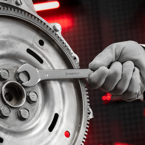 Набор ключей рожковых 12 шт, (6-32мм) CrV, EllipticaL зеркальное хромирование Matrix по ценам производителя в Краснодаре с доставкой по всей России