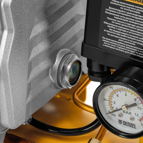 Компрессор воздушный, прямой привод DC1500/50, 1.5 кВт, 50 литров, 220 л/мин Denzel по ценам производителя в Краснодаре с доставкой по всей России