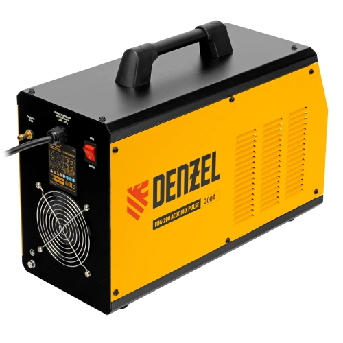 Аппарат инвертор. аргонодуговой сварки ITIG-200 ACDC Mix Pulse, 200 А, ПВ 60% Denzel по ценам производителя в Краснодаре с доставкой по всей России