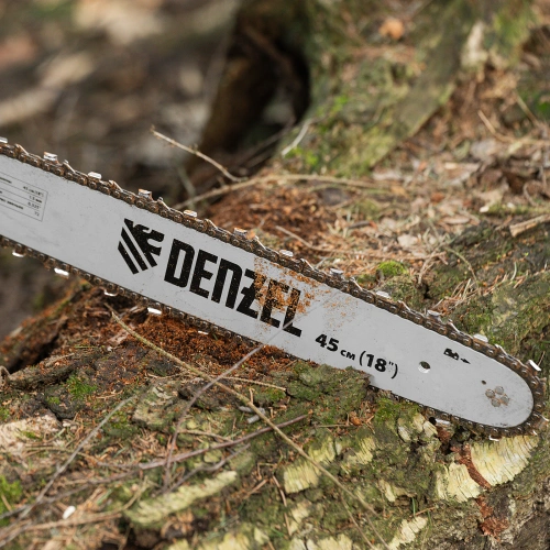 Пила цепная бензиновая DS-5218, шина 45 см, 52 см3, 3 л.с, шаг 0,325, паз 1,5 мм, 72 звена Denzel по ценам производителя в Краснодаре с доставкой по всей России