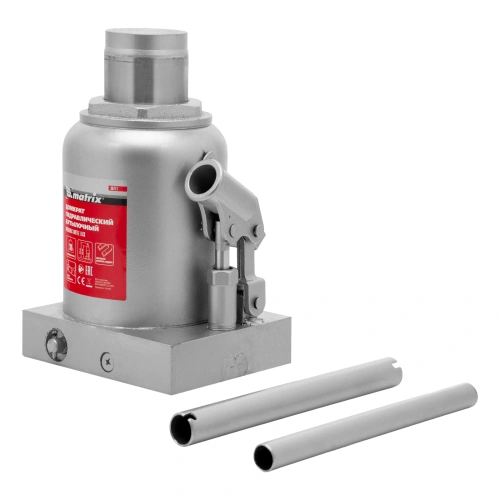 Домкрат гидравлический бутылочный, 30 т, h подъема 244-370 мм Matrix по ценам производителя в Краснодаре с доставкой по всей России