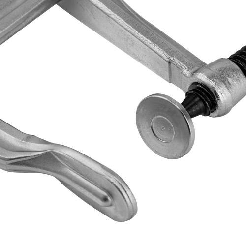 Струбцина F-образная, 80x300мм, кованая Denzel по ценам производителя в Краснодаре с доставкой по всей России