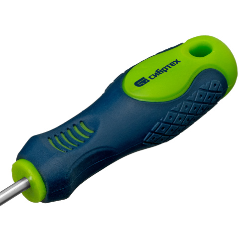 Отвертка, SL4 х 100 мм, CrV, двухкомпонентная рукоятка Сибртех по ценам производителя в Краснодаре с доставкой по всей России