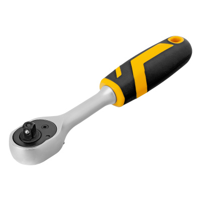 Ключ-трещотка 1/4", 90 зубьев, с быстрым сбросом, CrV Denzel по ценам производителя в Краснодаре с доставкой по всей России