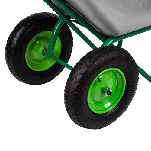 Тачка садово-строительная, 2-х колесная, усиленная, грузоподъемность 320 кг, объем 100 л по ценам производителя в Краснодаре с доставкой по всей России