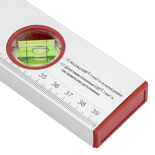 Уровень алюминиевый, 400 мм, 3 глазка, линейка Sparta по ценам производителя в Краснодаре с доставкой по всей России