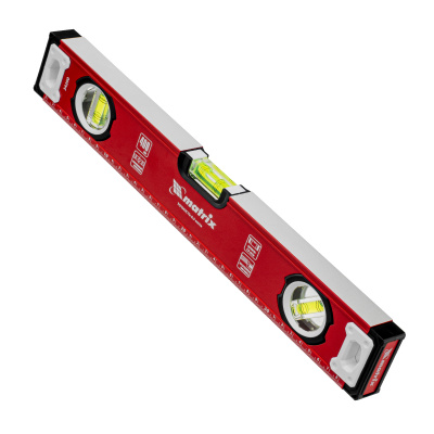 Уровень алюминиевый, фрезерованный, 3 глазка, 400 мм Matrix по ценам производителя в Краснодаре с доставкой по всей России