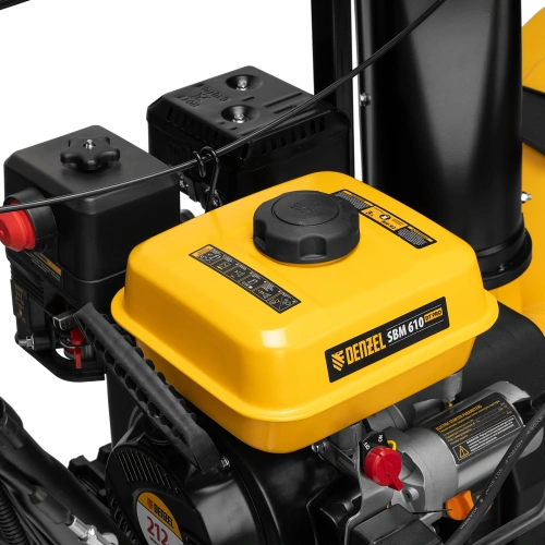 Бензиновая снегоуборочная машина SBM 610DT PRO, 212cc, гусеницы, эл.старт, блок. дифф. Denzel по ценам производителя в Краснодаре с доставкой по всей России