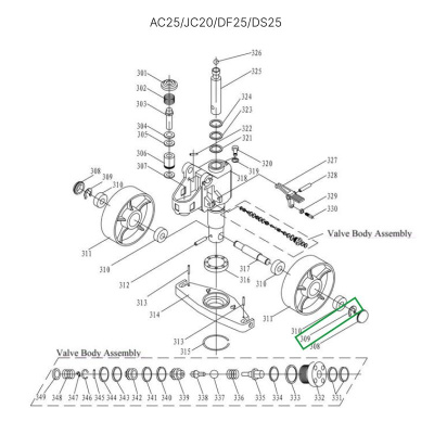 Стопорное кольцо крепления рулевых колес для гидравлических тележек AC25, DF25, JC20, AC30 по ценам производителя в Краснодаре с доставкой по всей России