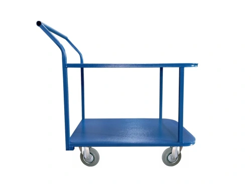 Тележка платформенная TOR ТП-1Я (500х800) 2х-ярусная (160мм) по ценам производителя в Краснодаре с доставкой по всей России