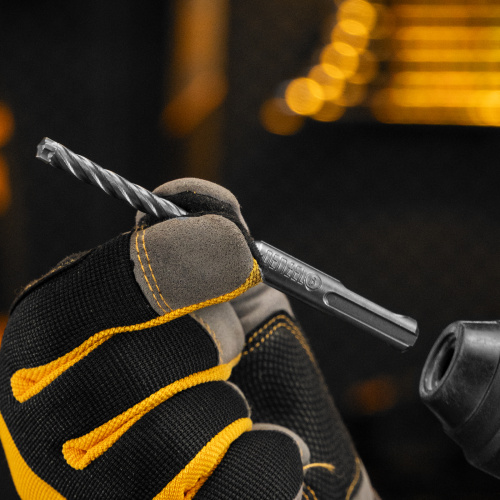 Бур по бетону, цельная крестовая пластина, 6x115 мм, SDS PLUS Denzel по ценам производителя в Краснодаре с доставкой по всей России