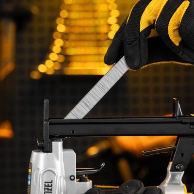 Скобы 21GA для пнев. степл., 14мм, шир. - 0,95мм, тол. - 0,6мм, шир. скобы - 12,8мм, 5000шт Denzel по ценам производителя в Краснодаре с доставкой по всей России