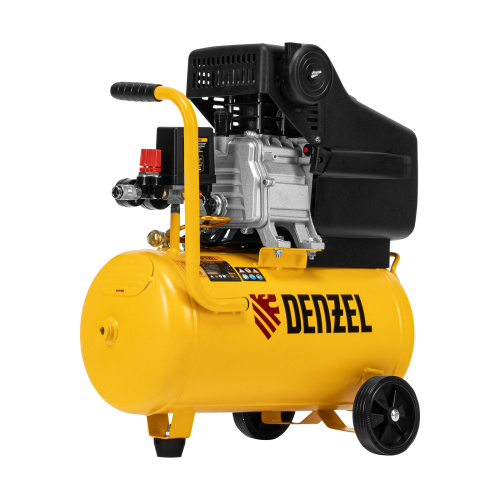 Компрессор воздушный DC1500/24, прямой привод, 1.5 кВт, 24 литра, 220 л/мин Denzel по ценам производителя в Краснодаре с доставкой по всей России