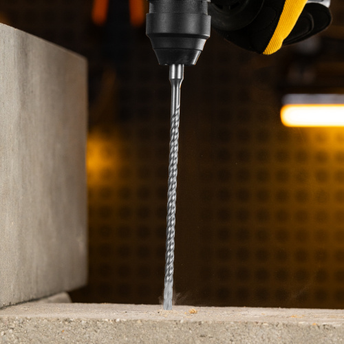 Бур по бетону, цельная крестовая пластина, 6x215 мм, SDS PLUS Denzel по ценам производителя в Краснодаре с доставкой по всей России