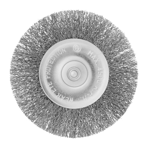 Щетка для дрели 100 мм, плоская со шпилькой, витая проволока Сибртех по ценам производителя в Краснодаре с доставкой по всей России