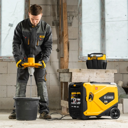 Генератор инверторный GS-5500iSE, 5,5 кВт, 230 В, закрытый корпус,электростартер Denzel по ценам производителя в Краснодаре с доставкой по всей России