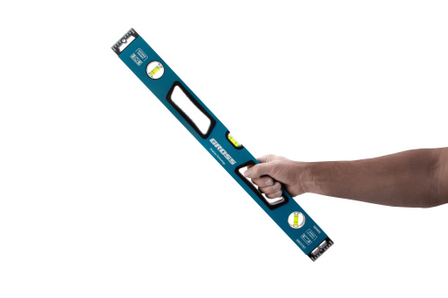 Уровень алюминиевый, 600 мм, усиленный с ударопрочными заглушками, рукоятки, 3 глазка Gross по ценам производителя в Краснодаре с доставкой по всей России