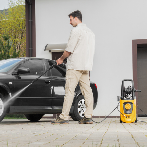 Моечная машина высокого давления R-170D, 2000 Вт, 170 бар, 360 л/ч, с барабаном Denzel по ценам производителя в Краснодаре с доставкой по всей России