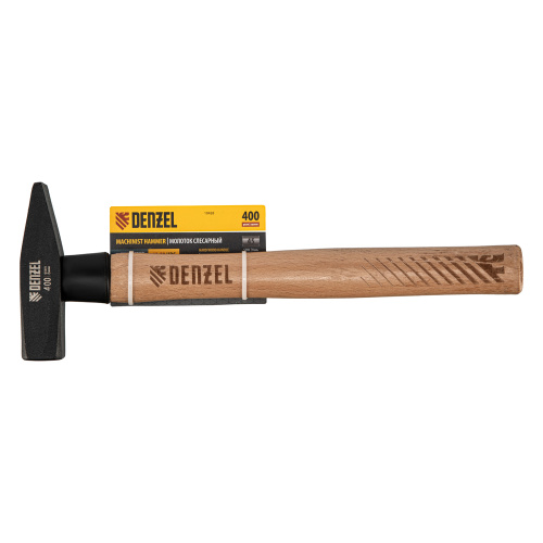 Молоток слесарный, 400 г, кованый квадратный боек, буковая рукоятка Denzel по ценам производителя в Краснодаре с доставкой по всей России