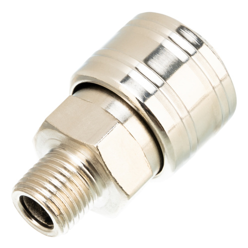 Муфта универсальная быстросъемная ("мама") 1/4, внешняя резьба, 2 шт, Stels по ценам производителя в Краснодаре с доставкой по всей России