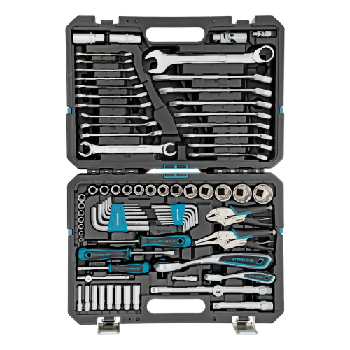 Набор инструментов, 1/4", 1/2", CrV, 120 зубьев, 78 предметов Gross по ценам производителя в Краснодаре с доставкой по всей России