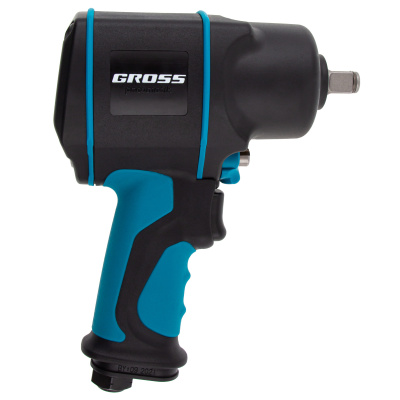 Гайковерт пневматический ударный G1285, 1/2, Twin Hammer, 1220Нм, 6500 об/мин, композитный Gross по ценам производителя в Краснодаре с доставкой по всей России