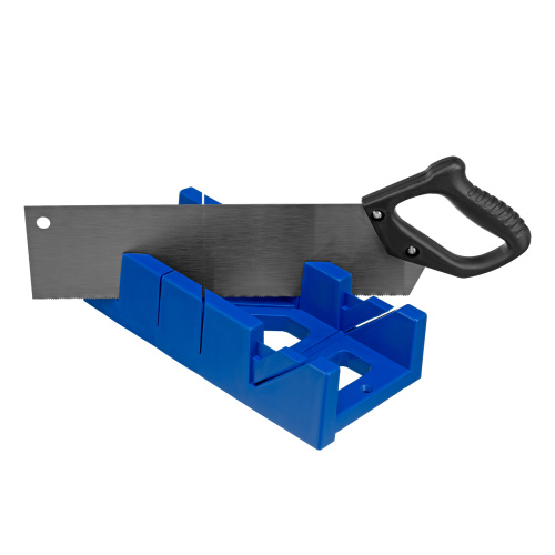 Стусло пластиковое, синее, 4 угла для запила, пила 350 мм Сибртех по ценам производителя в Краснодаре с доставкой по всей России