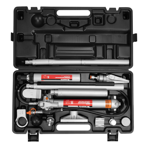 Растяжка гидравлическая, 10 т, набор из 17 предметов, 7 сменных насадок, в пластиковом кейсе Matrix по ценам производителя в Краснодаре с доставкой по всей России