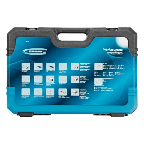 Набор инструментов, 1/2", 3/8", 1/4", CrV, 120 зубьев, 216 предметов Gross по ценам производителя в Краснодаре с доставкой по всей России