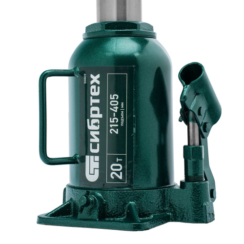 Домкрат гидравлический бутылочный, 20 т, 215-405 мм Сибртех по ценам производителя в Краснодаре с доставкой по всей России