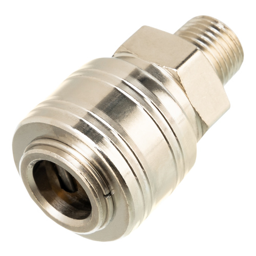 Муфта универсальная быстросъемная ("мама") 1/4, внешняя резьба, 2 шт, Stels по ценам производителя в Краснодаре с доставкой по всей России