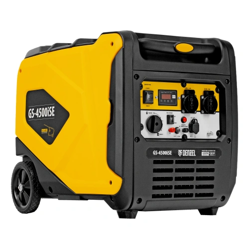 Генератор инверторный GS-4500iSE, 4,5 кВт, 230 В, закрытый корпус, электростартер Denzel по ценам производителя в Краснодаре с доставкой по всей России