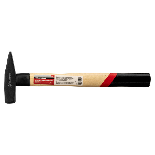 Молоток слесарный, 300 г, квадратный боек, деревянная рукоятка Matrix по ценам производителя в Краснодаре с доставкой по всей России
