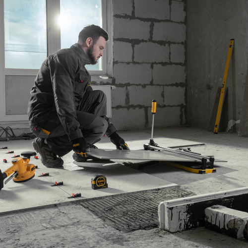 Плиткорез 600х14мм, цельнометал. напр., каретка на подш., стальная станина, рукоятка-пенал Denzel по ценам производителя в Краснодаре с доставкой по всей России