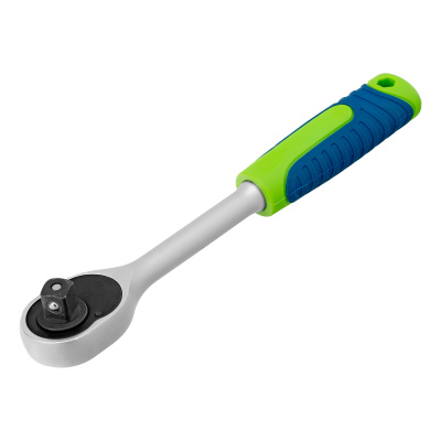 Ключ-трещотка 1/2", 45 зубьев, с быстрым сбросом, матовый хром Сибртех по ценам производителя в Краснодаре с доставкой по всей России