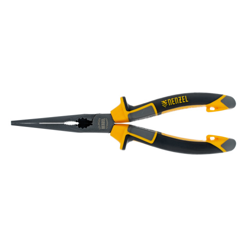 Длинногубцы прямые 205 мм, трехкомпонентные рукоятки Denzel по ценам производителя в Краснодаре с доставкой по всей России
