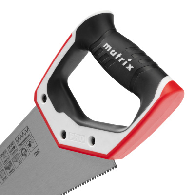 Ножовка по дереву для точных пильных работ, 350 мм, каленый зуб 3D, 14 TPI, трехкомпонентная рукоятка, Pro Matrix по ценам производителя в Краснодаре с доставкой по всей России