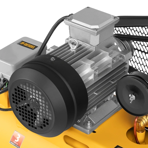 Компрессор воздушный BCW3000-T/100, ременный привод, 3.0 кВт, 100 литров, 520 л/мин Denzel по ценам производителя в Краснодаре с доставкой по всей России