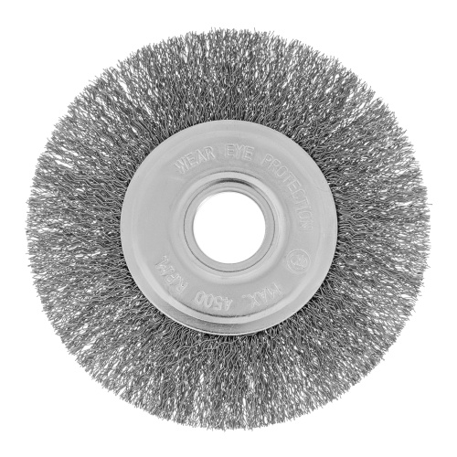 Щетка для УШМ, 125 мм, посадка 22.2 мм, плоская, витая проволока Сибртех по ценам производителя в Краснодаре с доставкой по всей России