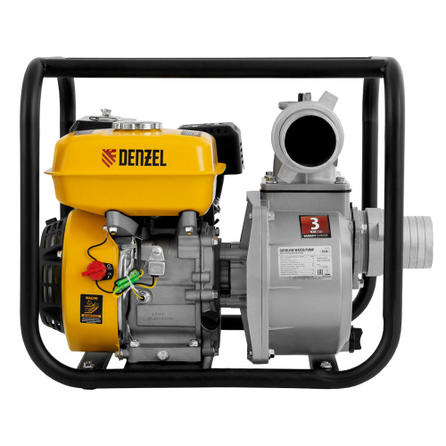 Мотопомпа бензиновая для чистой воды PX-80, 7 л.с, 3", 1000 л/мин, глубина 8 м, напор 30 м Denzel по ценам производителя в Краснодаре с доставкой по всей России